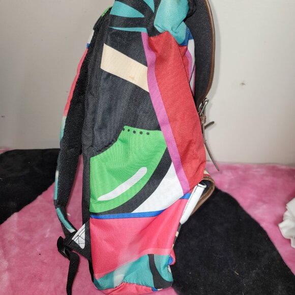 Steve Madden Multicolored Large Drawstring Backpack - Picture 4 of 7